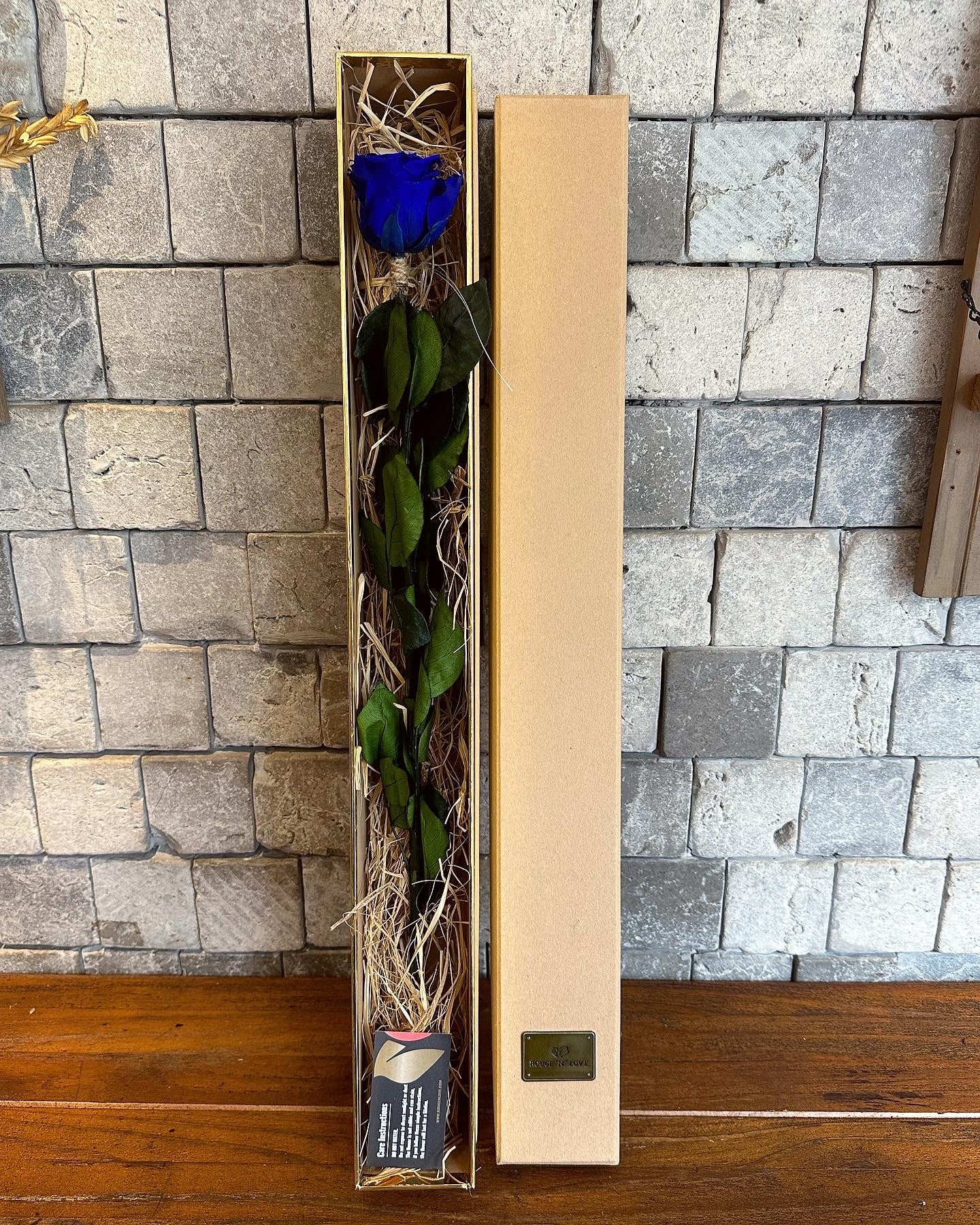 Single Premium Infinite Rose Gift Box ‘Royal Blue’