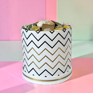 Chevron Hat Box | 17 Pieces