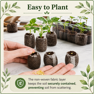 Coco Coir Seed Starter Pellets - 4 pcs