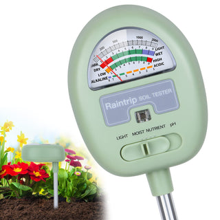 4-in-1 Plants Soil Meter (Moisture, Light, pH, Nutrients)