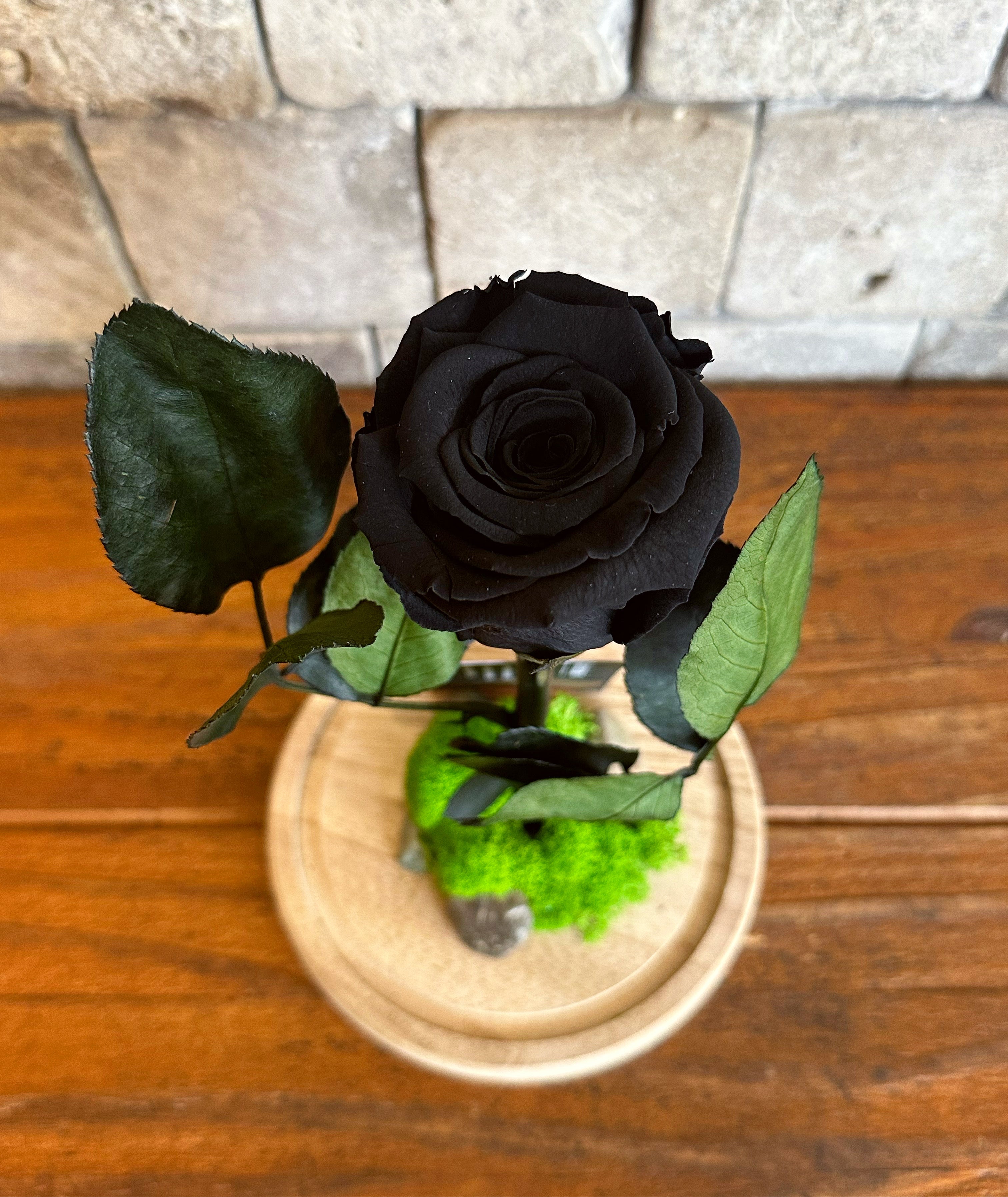 Black Pearl Infinite Rose *Tall Vase*
