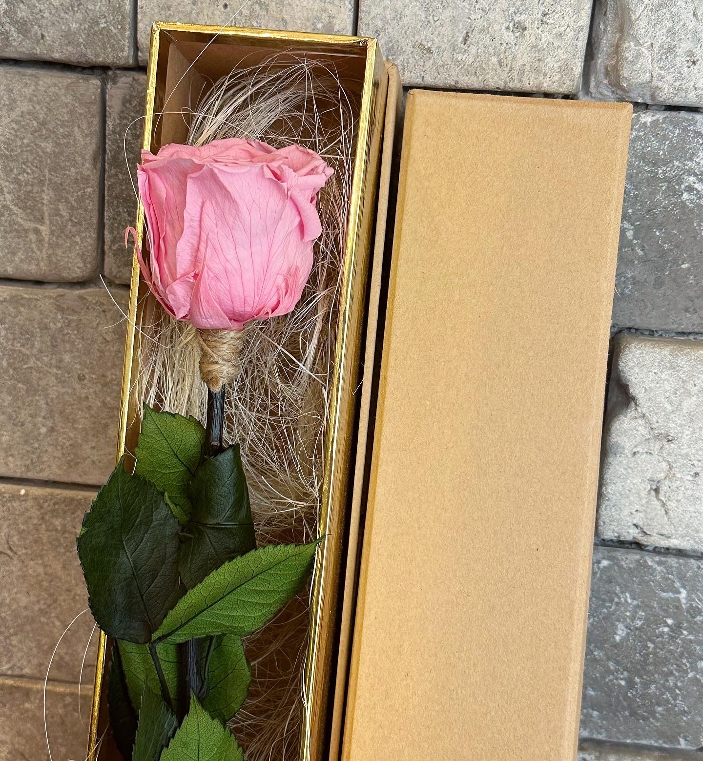 Single Premium Infinite Rose Gift Box ‘Sweet Pink’