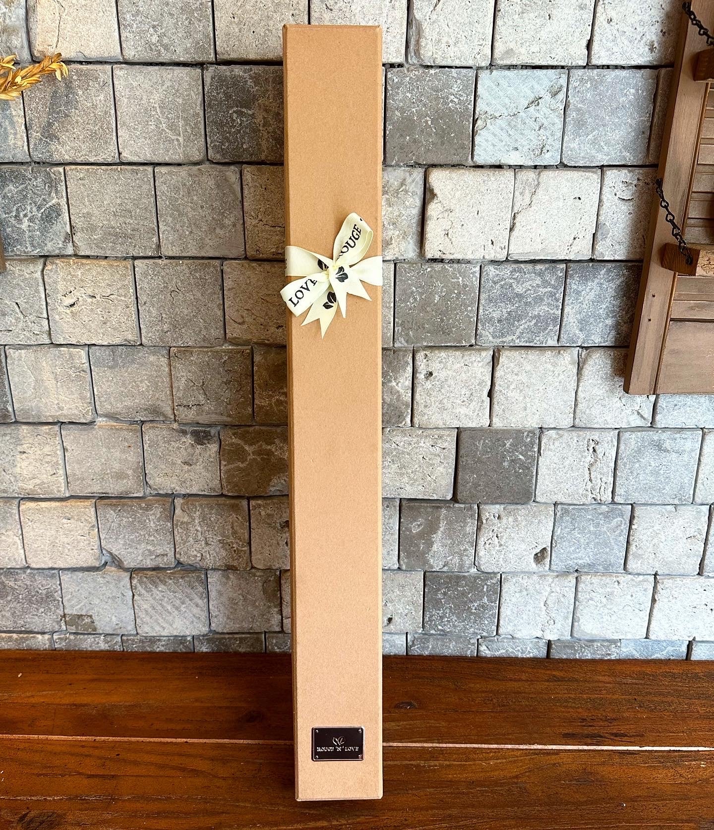 Single Premium Infinite Rose Gift Box ‘Honey’