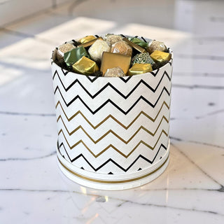 Chevron Hat Box | 17 Pieces