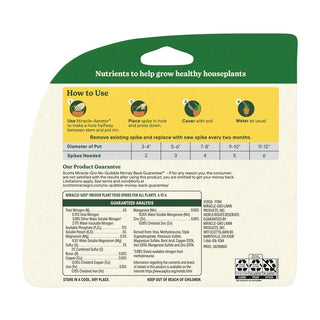 Miracle-Gro® Indoor Plant Food Spikes | Slow-Release (6-12-6)