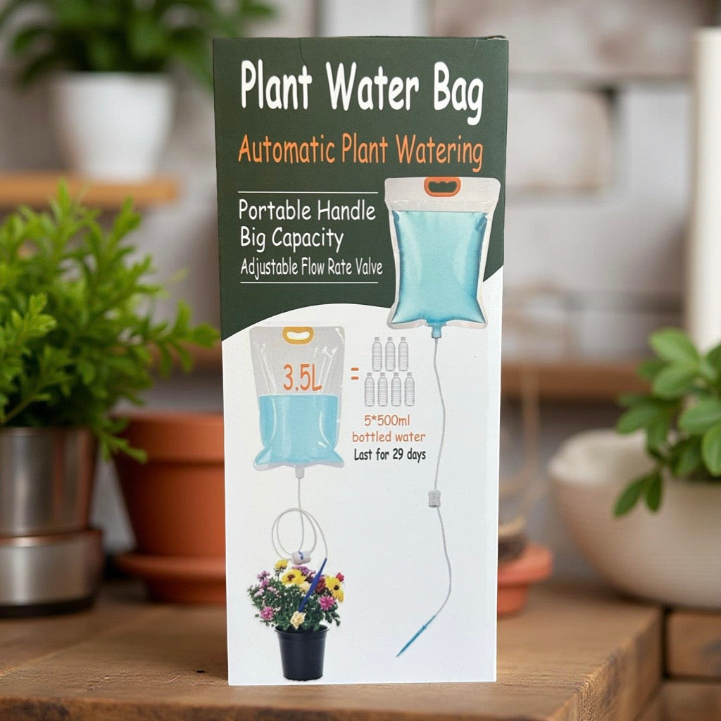 house plant self watering systems Plant Water Bag – Automatic Plant Watering for Indoor Plants. Potted Plants Easy Water Drip System – ROUGE 'N' LOVE ™