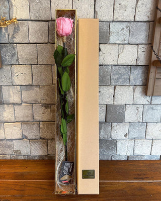 Single Premium Infinite Rose Gift Box ‘Sweet Pink’