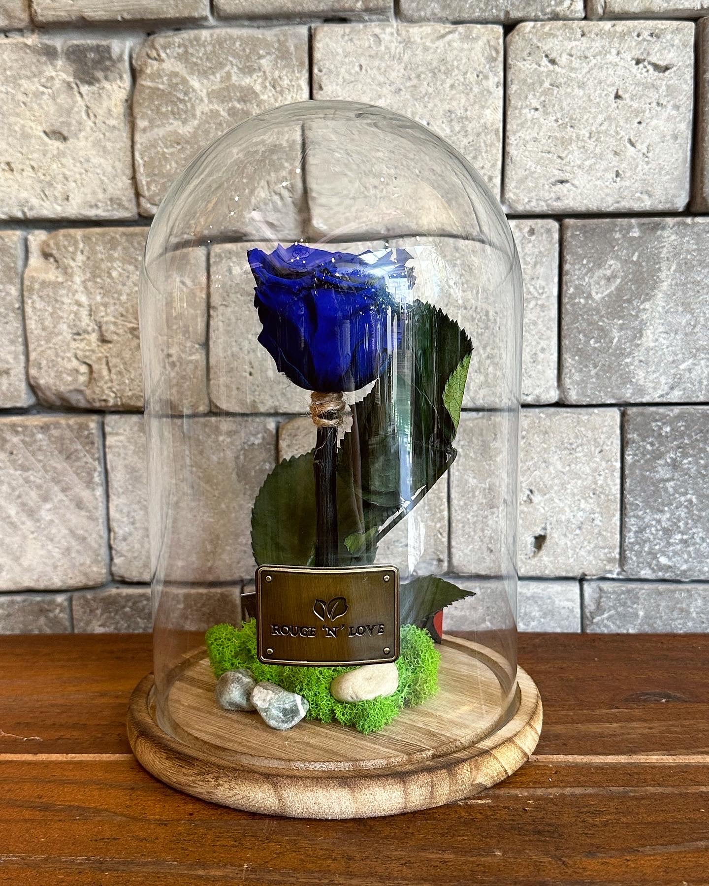 Royal Blue Infinite Rose *LG Vase*