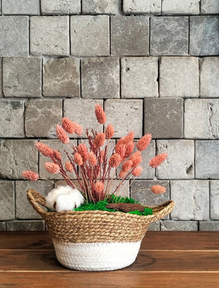 Country Rosé Botanical Basket