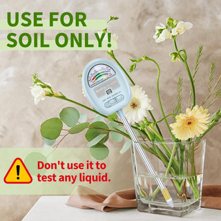 RainTrip 4-in-1 Plants Soil Meter (Moisture, Light, pH, Nutrients)