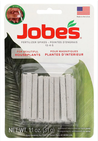 Jobe's Houseplant Fertilizer Spikes 13-4-5 | Pack of 25 Sticks