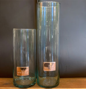 Vase Clear Glass Minimal