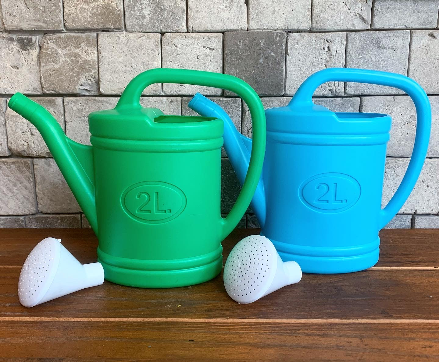 Qilebi Plants Watering Can with a detachable shower nozzle. high quality Plastics. Suitable Nozzle for hard-to-reach areas.