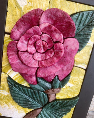 Wall Art | Handmade Nature-Chic 3D 'Rose'